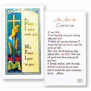 25pk - Act of Contrition Laminated Holy Card  Pk 25