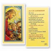Act Of Contrition Laminated 2x4 inch Holy Card (50 Pack)