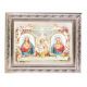 Spanish Baby Room Blessing Detailed Scroll Carvings Silver Frame 2Pk -  - 863-389