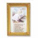 Baptism Baby 4x6in Print in Antique Gold Frame w/Carved Edge (2 Pack) - 846218085817 - 461-396