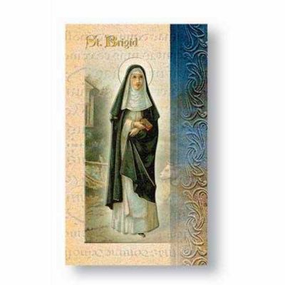 Biography Holy Card Of Saint Brigid (20 Pack) - 846218039513 - F5-411