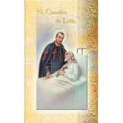Biography Holy Card Of Saint Camillus Of Lellis (20 Pack)