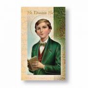 Biography Holy Card Of Saint Dominic Savio (20 Pack)