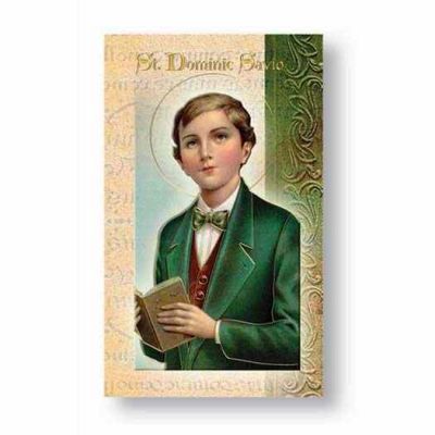 Biography Holy Card Of Saint Dominic Savio (20 Pack) - 846218039490 - F5-430