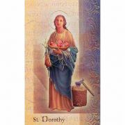 Biography Holy Card Of Saint Dorothy (20 Pack)