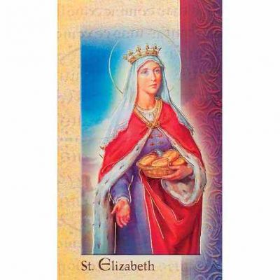 Biography Holy Card Of Saint Elizabeth (20 Pack) - 846218028142 - F5-438