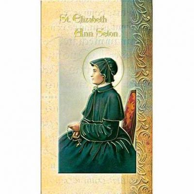 Biography Holy Card Of Saint Elizabeth Seton (20 Pack) - 846218010765 - F5-436