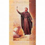 Biography Holy Card Of Saint Francis Xavier (20 Pack)