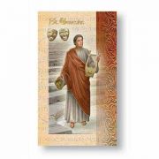 Biography Holy Card Of Saint Genesius (20 Pack)