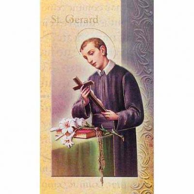 Biography Holy Card Of Saint Gerard (20 Pack) - 846218027916 - F5-615