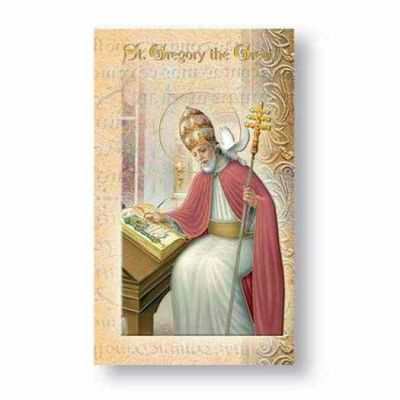 Biography Holy Card Of Saint Gregory The Great (20 Pack) - 846218039544 - F5-443