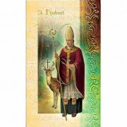 Biography Holy Card Of Saint Hubert (20 Pack)