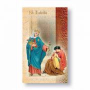 Biography Holy Card Of Saint IsaBella (20 Pack)