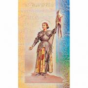 Biography Holy Card Of Saint Joan Of Arc (20 Pack)