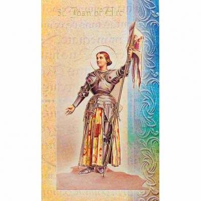 Biography Holy Card Of Saint Joan Of Arc (20 Pack) - 846218027961 - F5-460