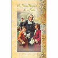 10pk - Biography Pamphlet of Saint John Baptist De La Salle  sold in inc of 10