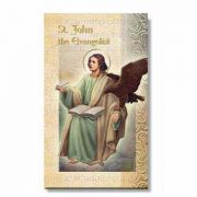 Biography Holy Card Of Saint John The Evangelist (20 Pack)