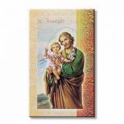 Biography Holy Card Of Saint Joseph (20 Pack)