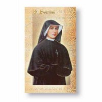 10pk - Biography Pamphlet of Saint Maria Faustina  sold in inc of 10