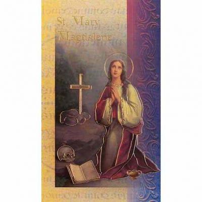 Biography Holy Card Of Saint Mary Magdalene (20 Pack) - 846218028210 - F5-496