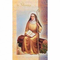 10pk - Biography Pamphlet of Saint Monica  sold in inc of 10