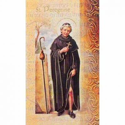 Biography Holy Card Of Saint Peregrine (20 Pack) - 846218028180 - F5-514