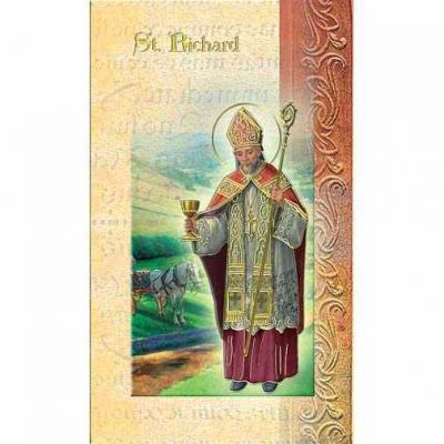 Biography Holy Card Of Saint Richard (20 Pack) - 846218010932 - F5-530