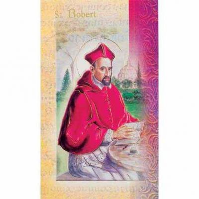 Biography Holy Card Of Saint Robert (20 Pack) - 846218028258 - F5-534
