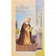 Biography Holy Card Of Saint Rose Of Lima (20 Pack)