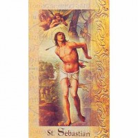 10pk - Biography Pamphlet of Saint Sebastian  sold in inc of 10