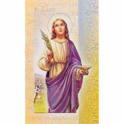 Biography Of Saint Lucy - (Pack Of 18) - 846218010420 - F5-478