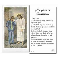 100pk - Boy Act Of Contrition Prayer-Card w/Gold Edges 100 Pack 100pk - Boy Act Of Contrition Prayer-Card w/Gold Edges 100 Pack