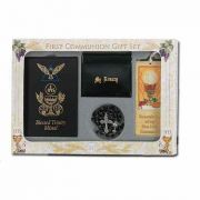 Boy's Deluxe First Communion 6 Piece Gift Set