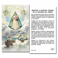 100pk - Caridad Del Cobre 2 x 4 inch Prayer-Card - (Pack of 100)