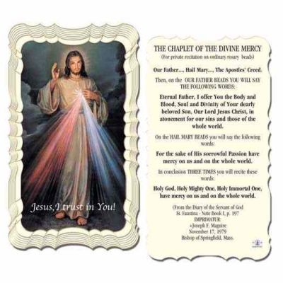 Chaplet Of The Divine Mercy Holy Card - (Pack of 50) - 846218006423 - G50-123