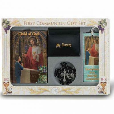 Child Of God Boy s First Communion 6 Pc Deluxe Gift Set(Cathedral Ed) - 846218030978 - 5271