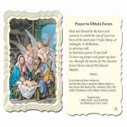 50pk - Christmas 2 x 4 inch Prayer-Card - (Pack of 50)