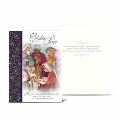 Christmas Cards With Holy Family And Magi - (Pack Of 2) -  - CC-8106BX
