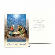 Christmas Nativity With Drummer Boy & Shepherd Cards