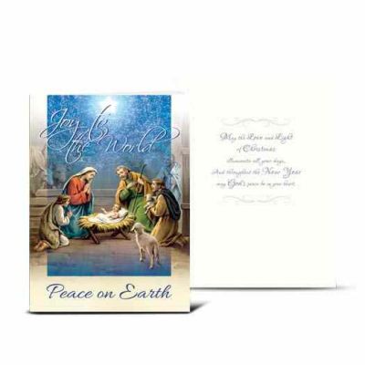 Christmas Nativity With Drummer Boy & Shepherd Cards - (Pack Of 2) -  - CC-8103BX