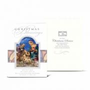 Christmas Nativity With Drummer Boy Cards