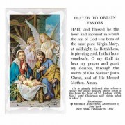 100pk - Christmas Prayer 2 x 4 inch Prayer-Card - (Pack of 100)