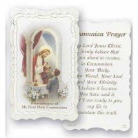 50pk - Communion Boy 2 x 4 in. Prayer-Card - (Pack of 50)