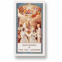 25pk - Communion Prayer Boy and Girl Laminated Holy Card  Pk 25