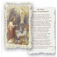 50pk - Communion Unisex 2 x 4 inch Prayer-Card - (Pack of 50) 50pk - Communion Unisex 2 x 4 inch Prayer-Card - (Pack of 50)