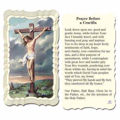 Crucifixion 2 x 4 inch Holy Card - (Pack of 50) - 846218008830 - G50-157 Crucifixion 2 x 4 inch Holy Card - (Pack of 50) - 846218008830 - G50-157
