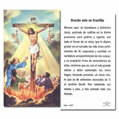 Crucifixion 2x4 inch Holy Card - (Pack of 100) - 846218008533 - 600-297