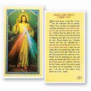 Dear Lord Jesus Laminated 2 x 4 inch Holy Card (50 Pack)