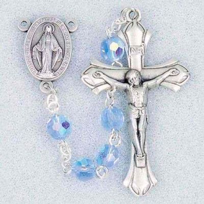 December-Zircon Deluxe Birthstone Rosary 20 inch (2 Pack) - 846218026735 - 245DEC