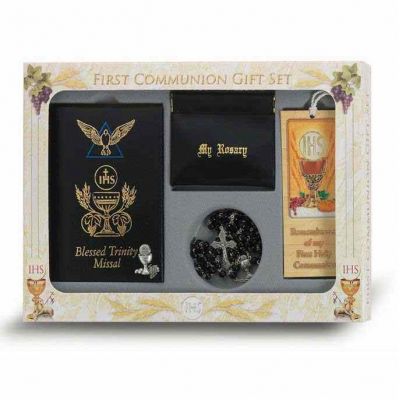 Deluxe First Communion 6 Piece Gift Set (Blessed Trinity Edition) - 846218091924 - 5284